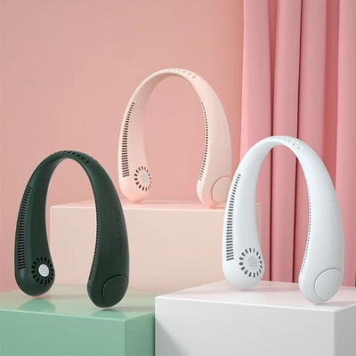 Portable Hanging Neck Fan Hands-Free Cooling On the Go
